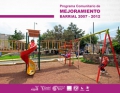 Programa Comunitario de mejoramiento barrial 2007 – 2012